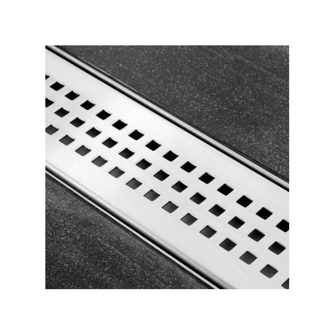 Easy Drain Multi Designdelen EDCAR600M Square-7 grille 60 cm stainless steel