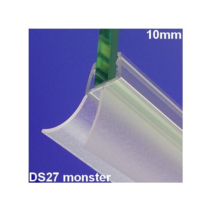 Exa-Lent Universal sample piece shower rubber type DS27 - 2cm length and suitable for glass thickness 10mm - 2 long flaps