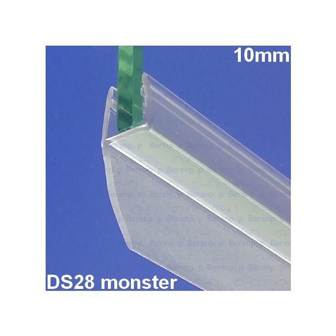 Exa-Lent Universal sample piece of shower rubber type DS28 - 2cm length and suitable for glass thickness 10mm - 1 flap