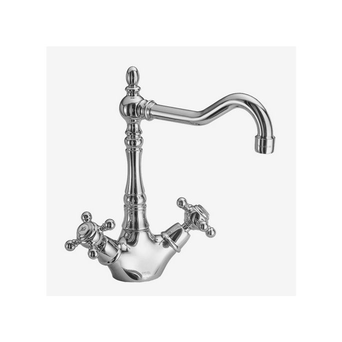 Fima Carlo Frattini Elizabeth F5087CR keukenkraan 2-greeps chroom