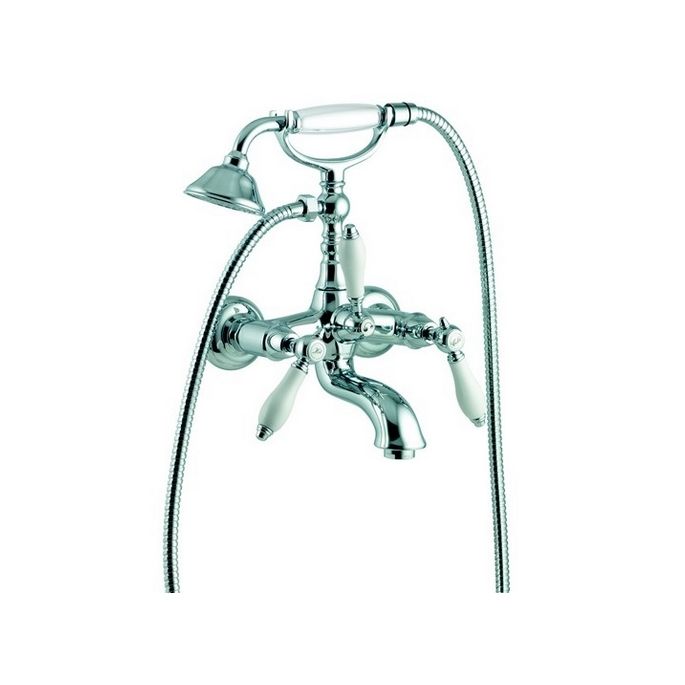 Fima Carlo Frattini Herend F5404OR bath faucet surface mounted 2 handle with garnish gold