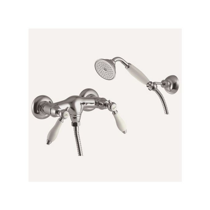 Fima Carlo Frattini Herend F5405OR Aufputz Duscharmatur 2-Griff mit Garnitur gold