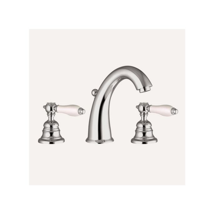 Fima Carlo Frattini Herend F5421BR 3-hole basin faucet 2 handle bronze