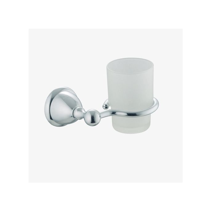 Fima Carlo Frattini Style F60431OR Zahnputzbecherhalter weiß satiniertes Glas/Gold