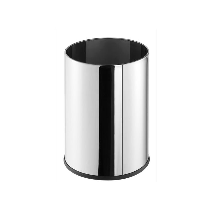 Geesa Hotel 640 wastebasket 9 liters stainless steel polished
