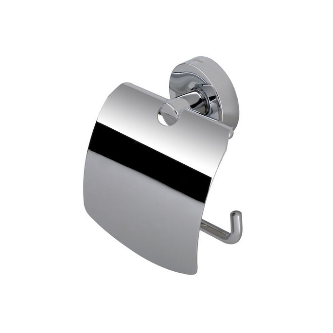 Geesa Luna 5508 toiletrolhouder met klep chroom
