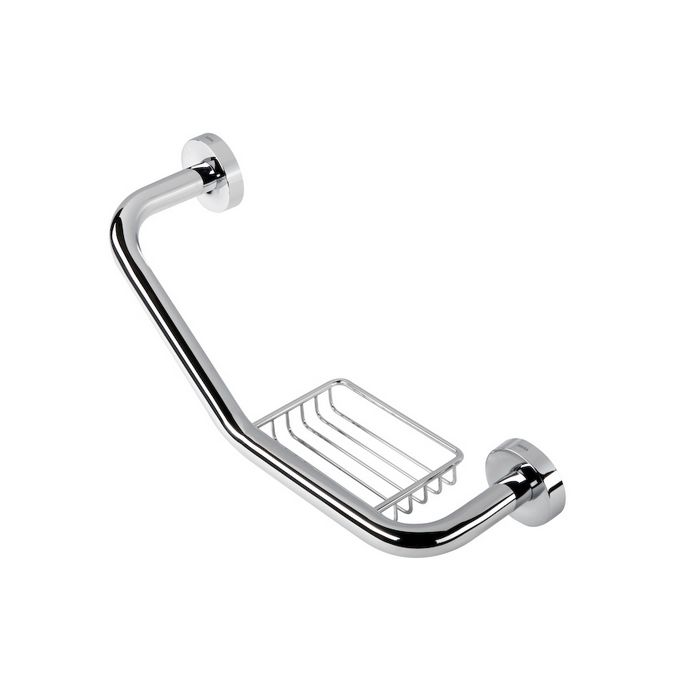 Geesa Wannengriff Seifenhalter Luna 5528 45 Grad mit Chrom