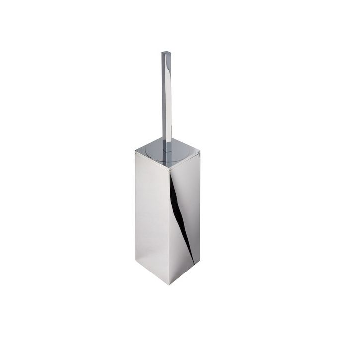 Geesa Modern Art 351002 toilet brush holder wall (white brush head) chrome