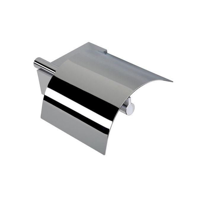 Geesa Nexx 750802 toilet roll holder with flap chrome