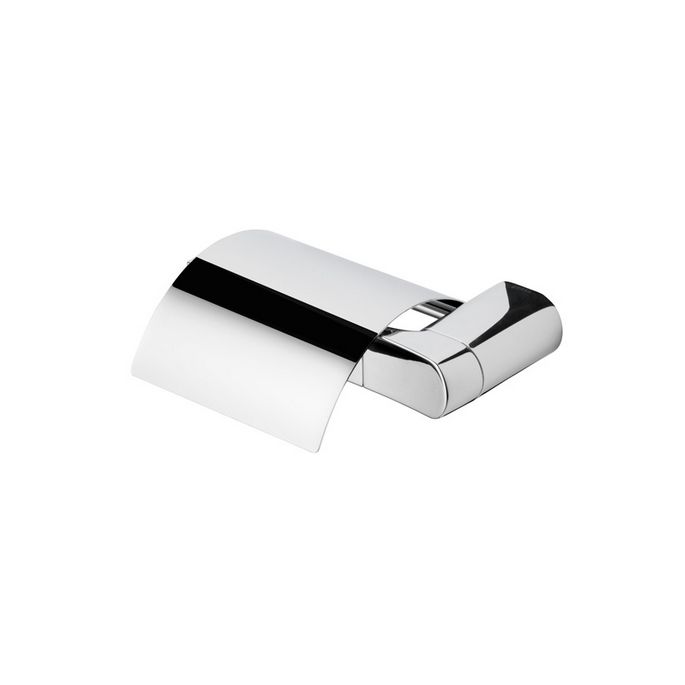 Geesa Wynk 450802L toiletrolhouder met klep chroom