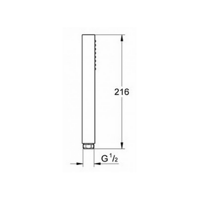Grohe Euphoria Cube Stick 27699000 hand shower chrome (OUTLET)