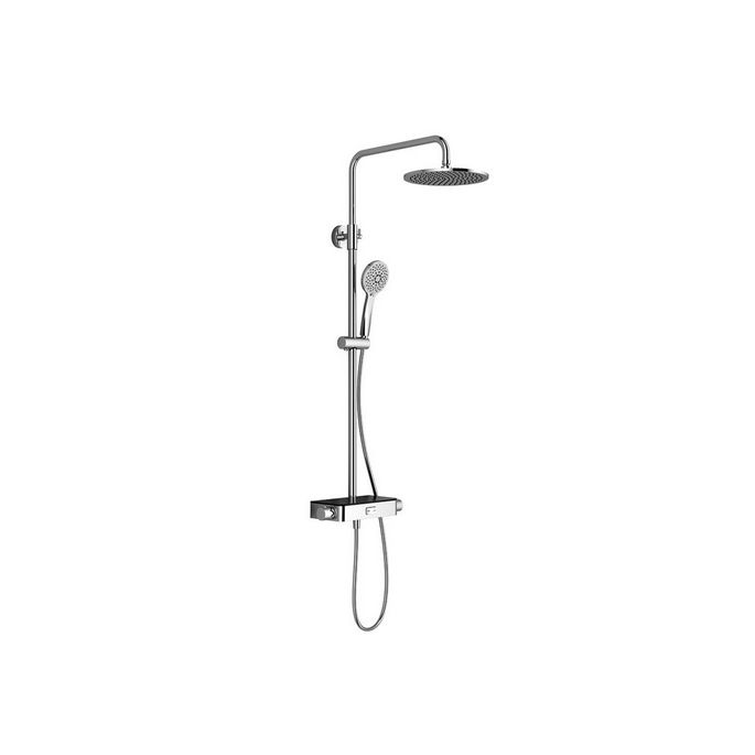 HSK AquaSwitch RS 200 round 1001900 showerset with thermostat chrome