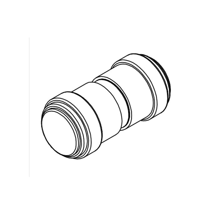 HSK E100140-52-41 knopgreep (lang-lang) chroom