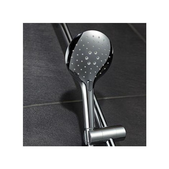 HSK Shower & Co! 1100169 designer hand shower AquaSwitch round without shower hose chrome
