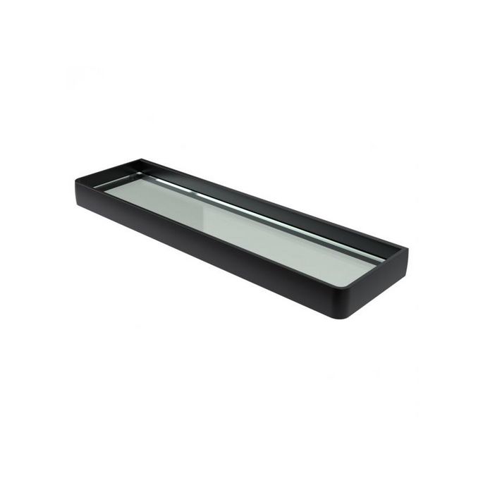 Haceka Aline 1208663 shelf 600mm satinized glass/ matte black