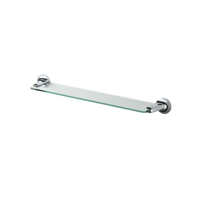 Haceka Aspen 1112510 shelf 600mm satinized glass/chrome
