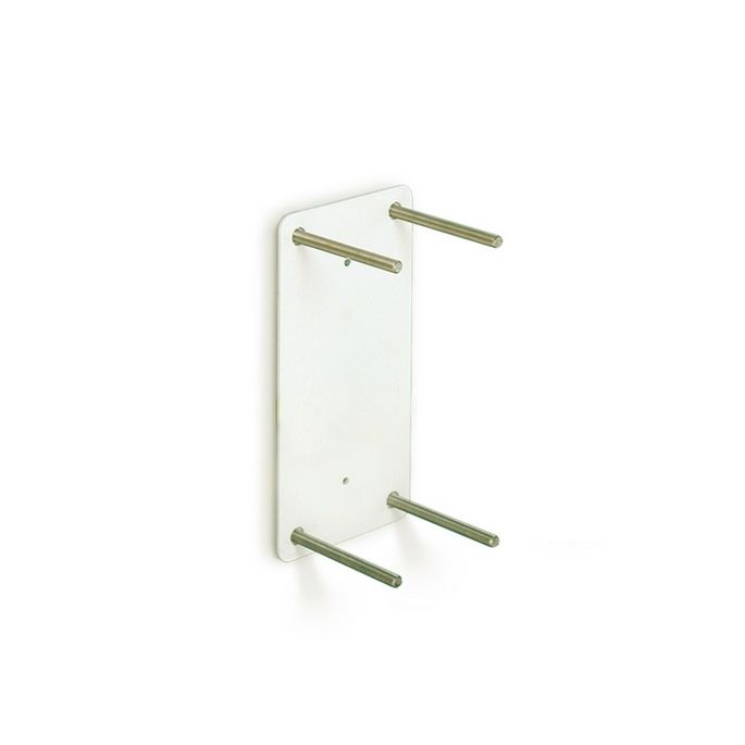 Handicare (Linido) LI0126501402 counter plate for folding toilet handles stainless steel coated white (each)