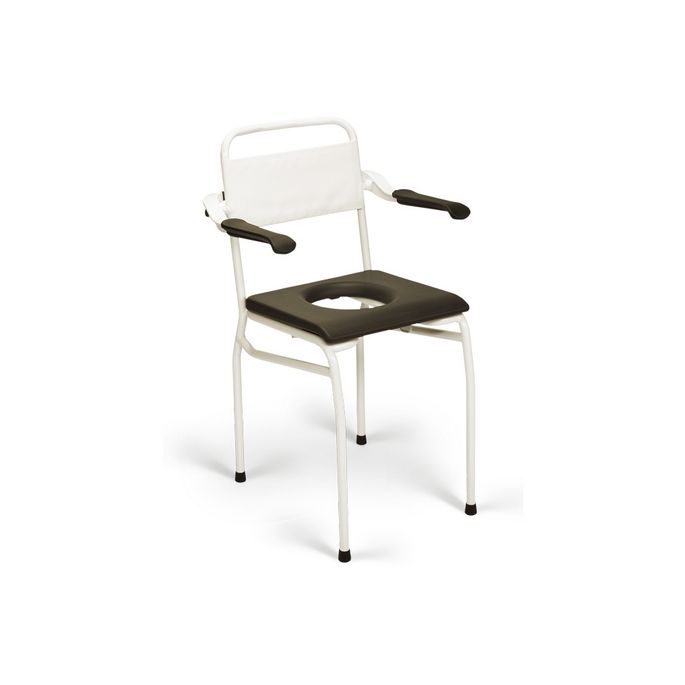Handicare (Linido) LI2135111402 shower/toilet chair (seat height 530mm) stainless steel coated white