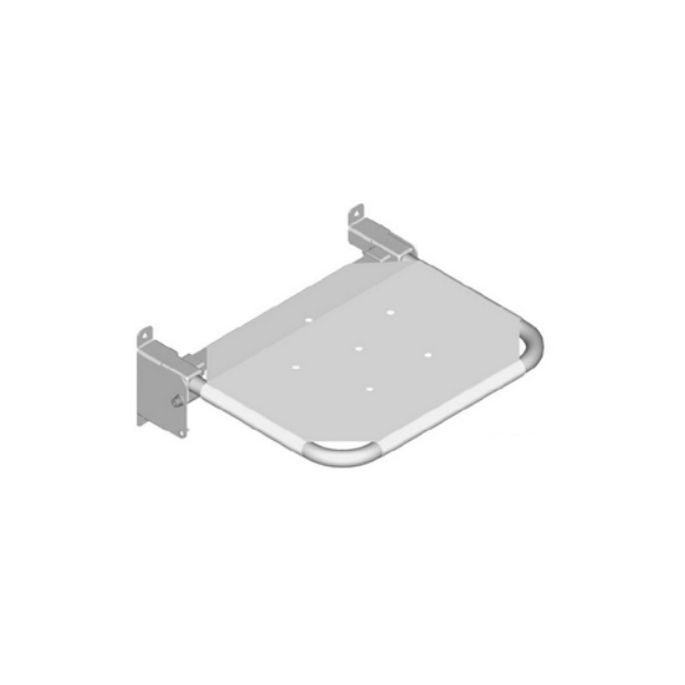 Handicare (Linido) LI2201001402 shower seat (with shortened seat depth) stainless steel coated white