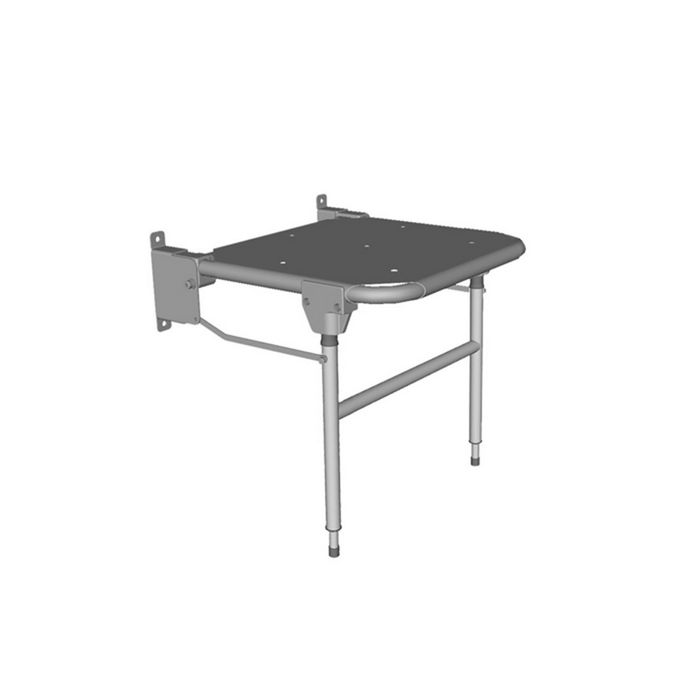 Handicare (Linido) LI2214002402 auxiliary leg set for shortened shower seat stainless steel coated white