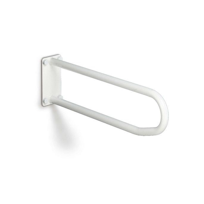 Handicare (Linido) LI2601080402 fixed toilet rail 800 mm stainless steel coated white