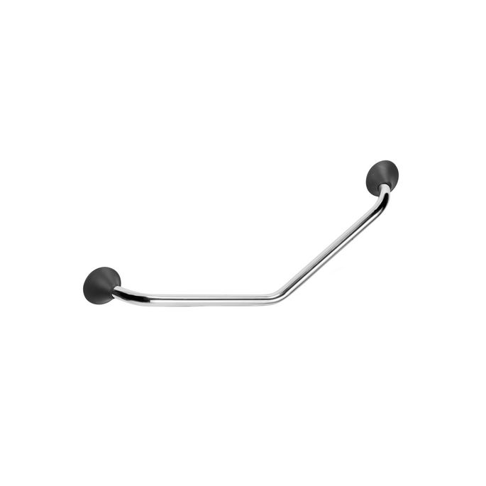 Handicare (Linido) LI2611008200 Wandhalter 45° 400x400mm Edelstahl poliert (weiße Abdeckungen)