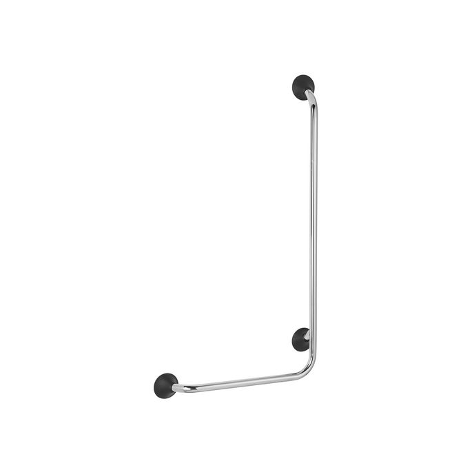 Handicare (Linido) LI2611023211 Wandhalterung 90° 560x1130mm Edelstahl poliert (anthrazitfarbene Abdeckungen)