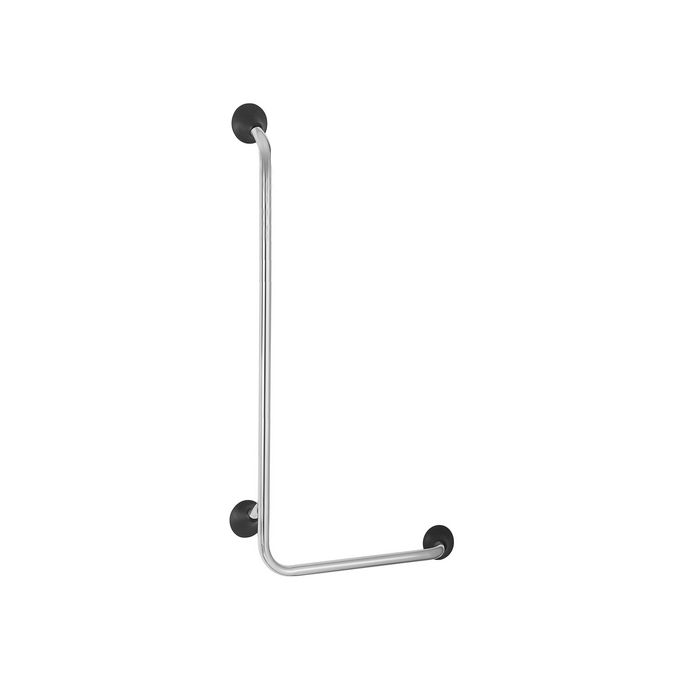 Handicare (Linido) LI2611024211 Wandhalter 90° 1130x560mm Edelstahl poliert (anthrazitfarbene Abdeckungen)