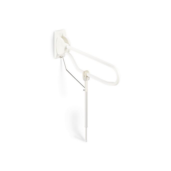 Handicare (Linido) LI2614300402 auxiliary leg set folding toilet rail stainless steel coated white