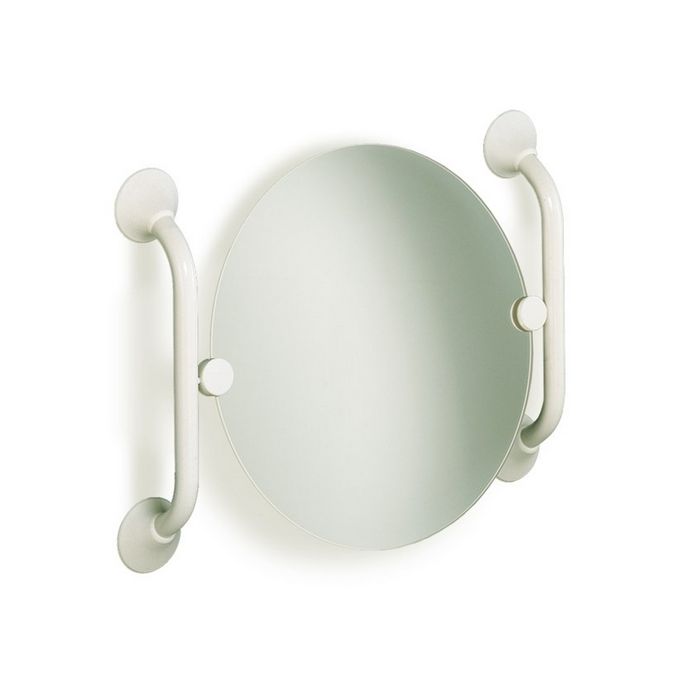 Handicare (Linido) LI2642001102 garnish for tilt mirror steel coated white