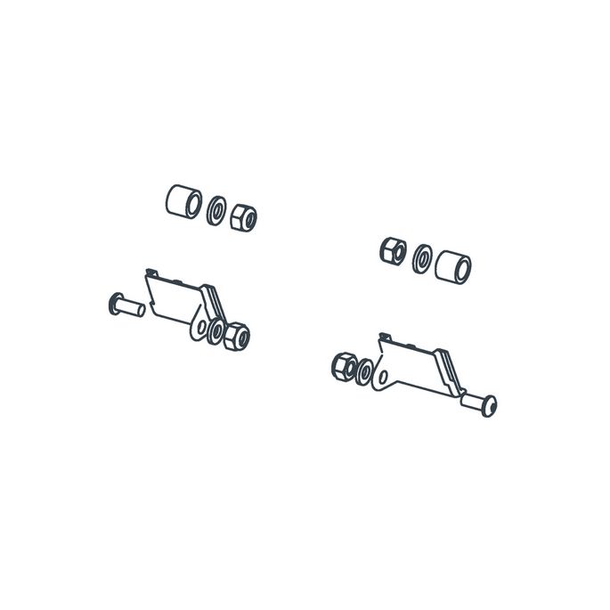 Handicare (Linido) LI2804000002 attachment set auxiliary foot shower seat white