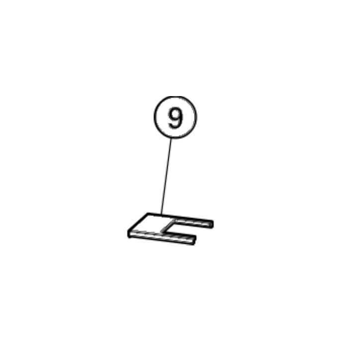 Huppe Design elegance, 025322 cover cap for wall profile