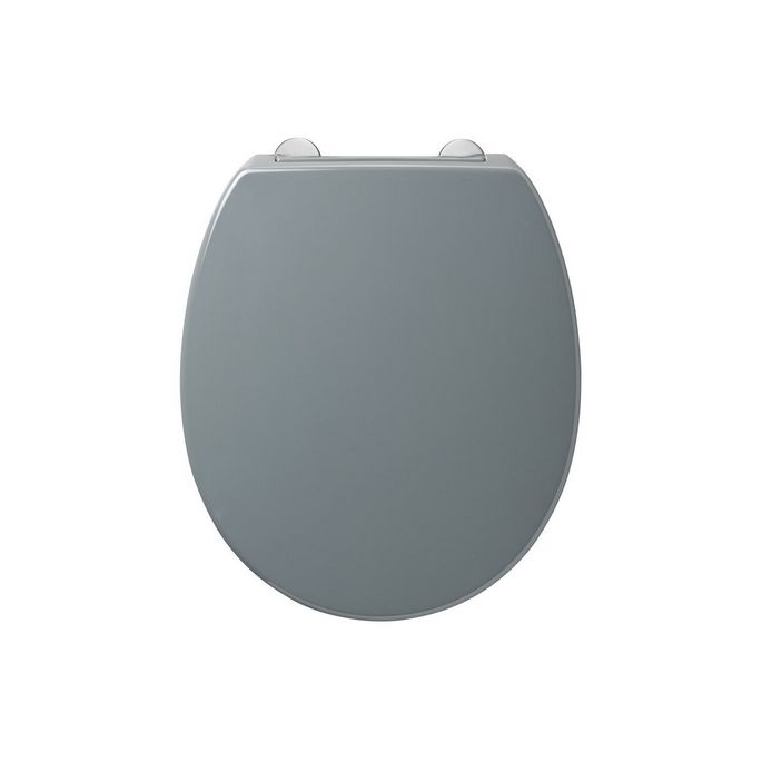 Ideal Standard Contour 21 S4065LJ toiletzitting met deksel grijs gelakt