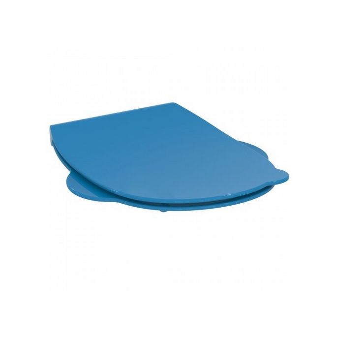 Ideal Standard Contour 21 Schools S453336 toilet seat with cover blue