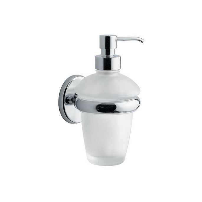 Inda Colorella A2367ACR21 Seifenspender Glas satiniert/ Chrom