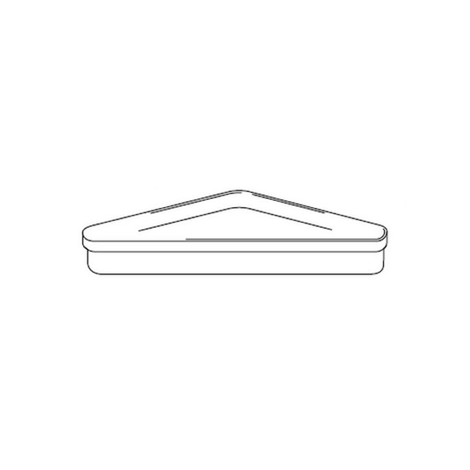 Inda Colorella - Hotellerie R04310 Tablett aus transparentem PMMA
