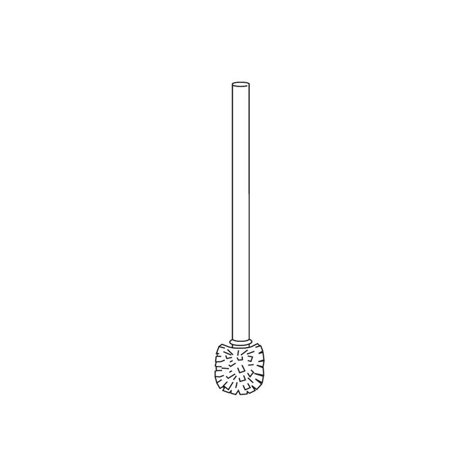 Inda Export - Hotellerie R21140 toilet brush made of chrome-plated brass