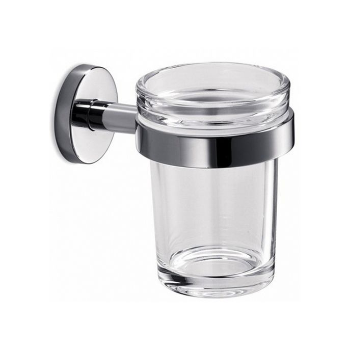 Inda Gealuna A1010ACR03 cup holder transparent clear glass/ chrome