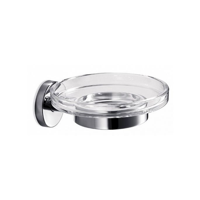 Inda Gealuna A10110CR03 soap holder transparent clear glass/ chrome