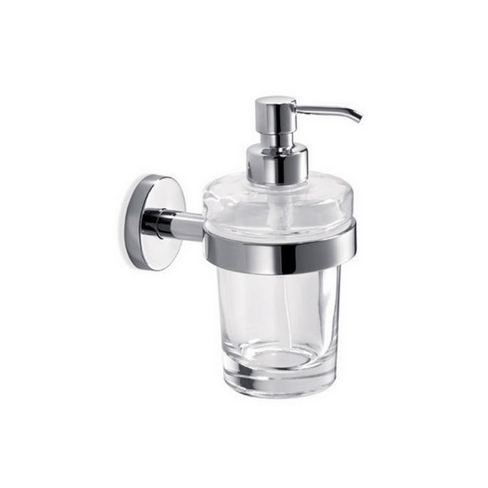 Inda Gealuna A10120CR03 soap dispenser transparent clear glass/ chrome