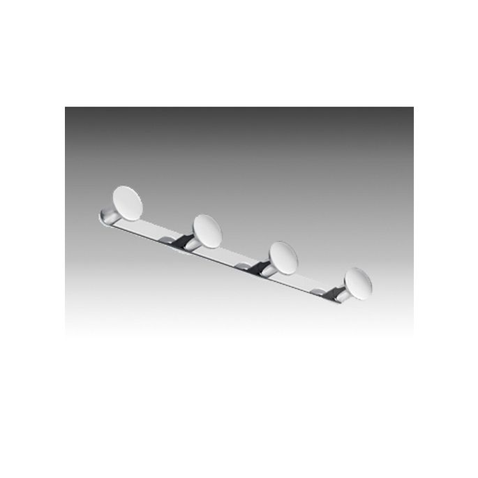 Inda Hotellerie - Ein AV120DCR vierfacher Kleiderhaken Chrom