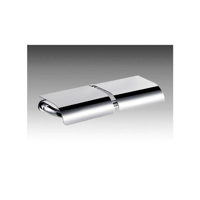 Inda Hotellerie - Ego AV426ECR doppelt Toilettenpapierhalter mit Deckel chrom