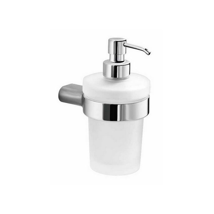 Inda Mito A20120CR21 Seifenspender satiniertes Glas/ Chrom