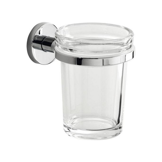 Inda Ein A2410ACR03 Becherhalter transparent Klarglas/ Chrom