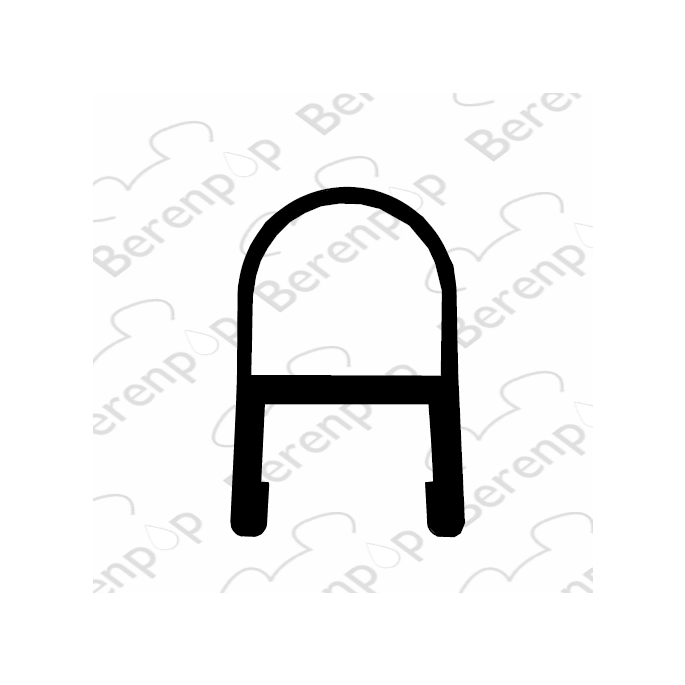 Inda Praia 1000 RBGV134277 dichtes Profil für Drehtür mit festem Element für Nische, 195cm