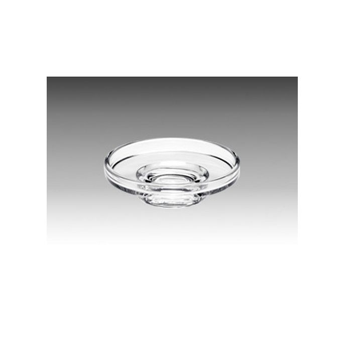 Inda R46110001 Seifenschale extra klar transparentes Glas