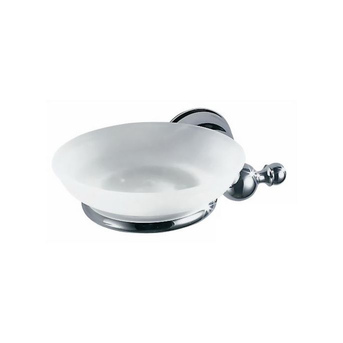 Inda Raffaella A32110DR21 soap holder satin glass/gold