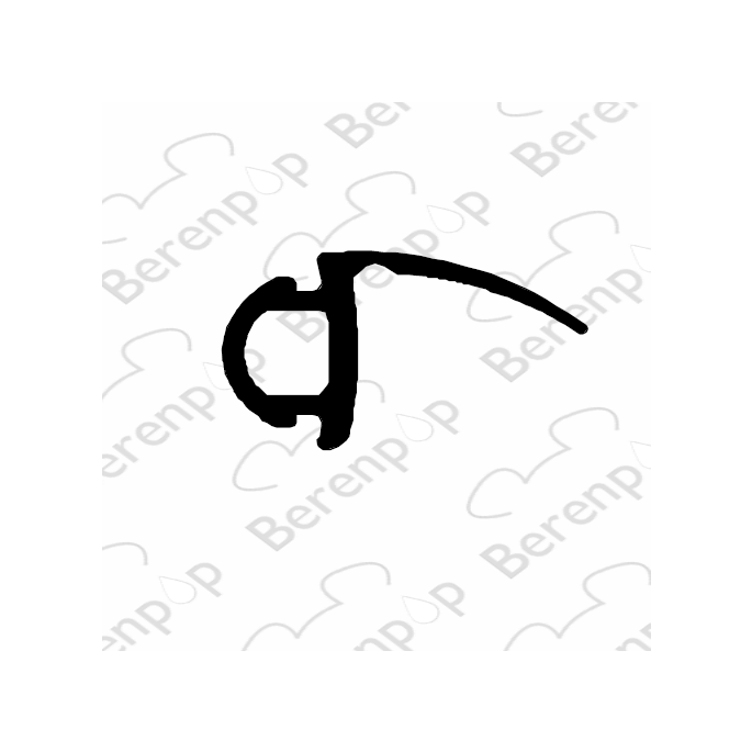 Inda Sim 6000 RBGV13209900 Scharnierdichtung 150cm für Badewannenwand 2-teilig *nicht mehr lieferbar*