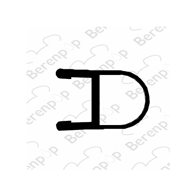 Inda Sim 6000 RBGV13445600 Mitteldichtung, 195cm, 6mm