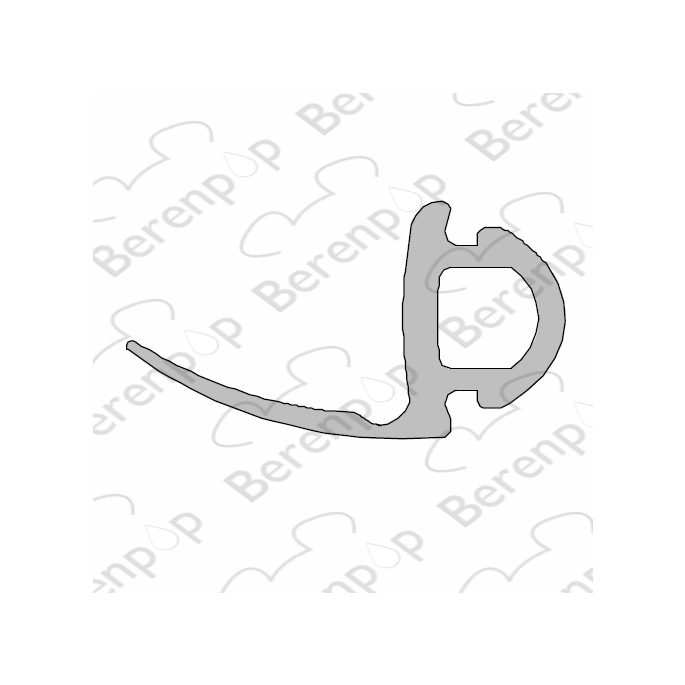 Inda Trendy 4400 RBGV13203300 Scharnierdichtung für Drehtür, 195 cm